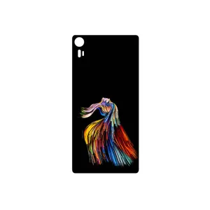MAHOOT Rainbow Hair Digital Art Cover Sticker for Lenovo Vibe Shot