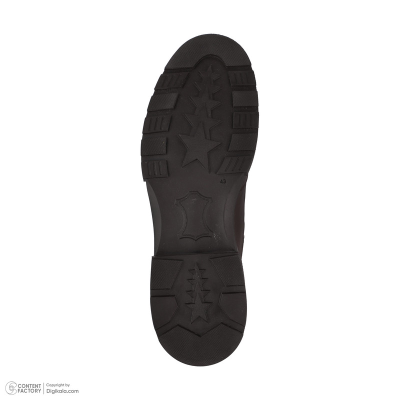 نیم بوت مردانه چرم مشهد مدل J6225-091