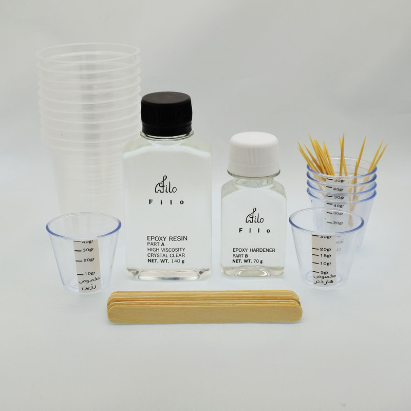 بسته کار با رزین اپوکسی فیلو باکس مدل professional kit مجموعه ۴۰ عددی