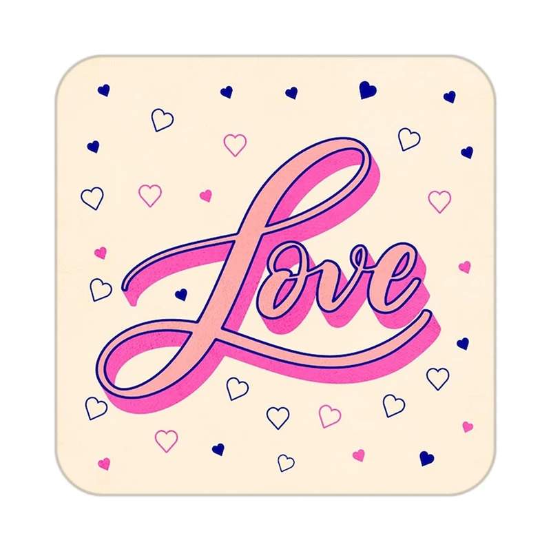 زیر لیوانی کاکتی طرح عاشقانه مدل mp39181