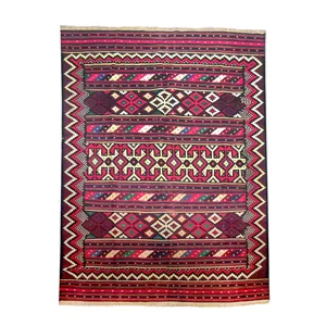 گلیم دستباف سه و نیم متری طرح سوزنی مدل AA49