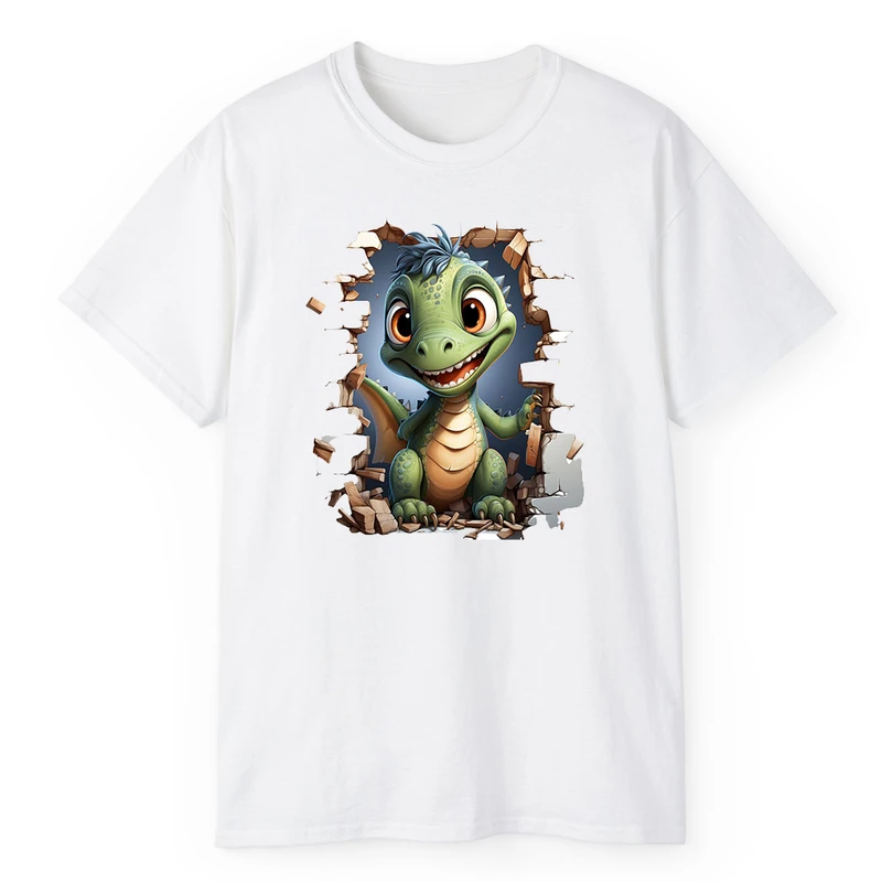 تی شرت آستین کوتاه مردانه مدل بچه اژدها کد 015