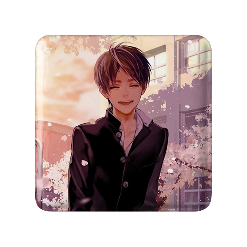 مگنت خندالو طرح ارن یگر انیمه اتک آن تایتان Attack on Titan  مدل مربعی کد 18622