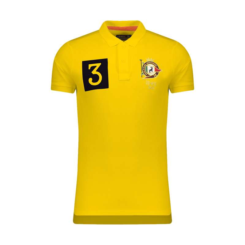 پولوشرت آستین کوتاه مردانه آیبکس مدل 97112 casual رنگ زرد