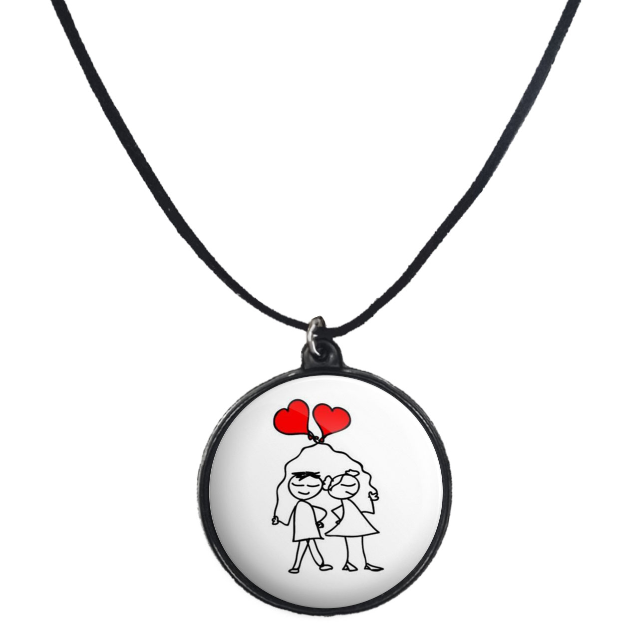 گردنبند پرمانه طرح عاشقانه کد pmb.1163 مدل دو طرفه