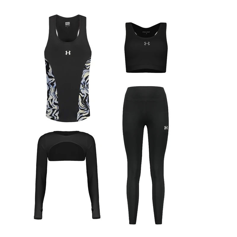 ست چهار تکه لباس ورزشی زنانه مدل 1801-8101-4104-70