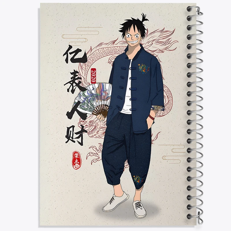 دفتر مشق 100 برگ خندالو طرح لوفی انیمه وان پیس کد N3625