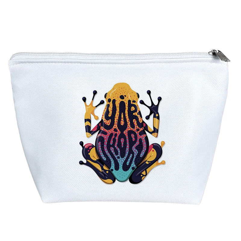 کیف لوازم آرایش دخترانه خندالو مدل قورباغه کد H673