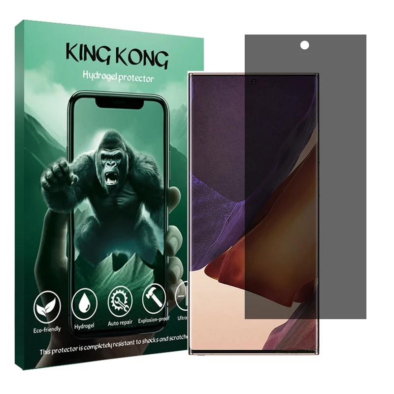 محافظ صفحه نمایش حریم شخصی کینگ کونگ مدل Tough مناسب برای گوشی موبایل سامسونگ Galaxy Note 20 Ultra 5G