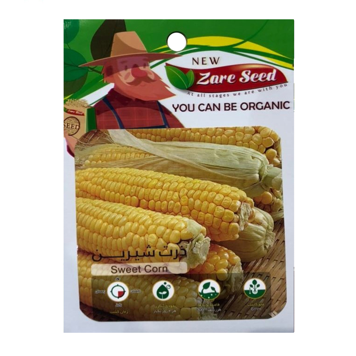 بذر ذرت شیرین پاسارگاد کشت زارع کد zs214