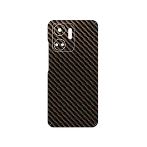 MAHOOT Glossy-Brown-Fiber Cover Sticker for Honor X7a