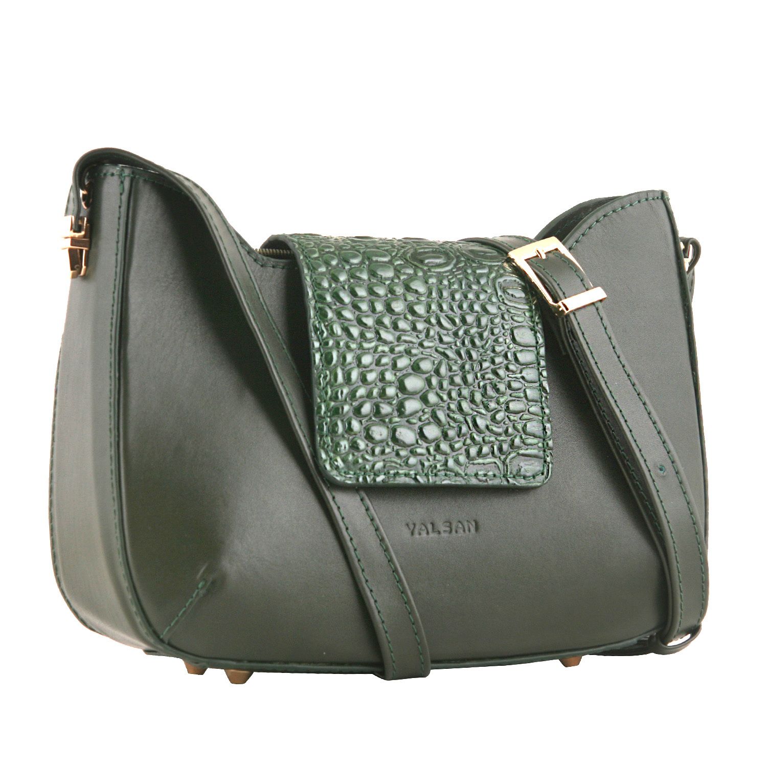 کیف دوشی زنانه چرم یلسان مدل راشا کد GAN-104-sbz - - 8