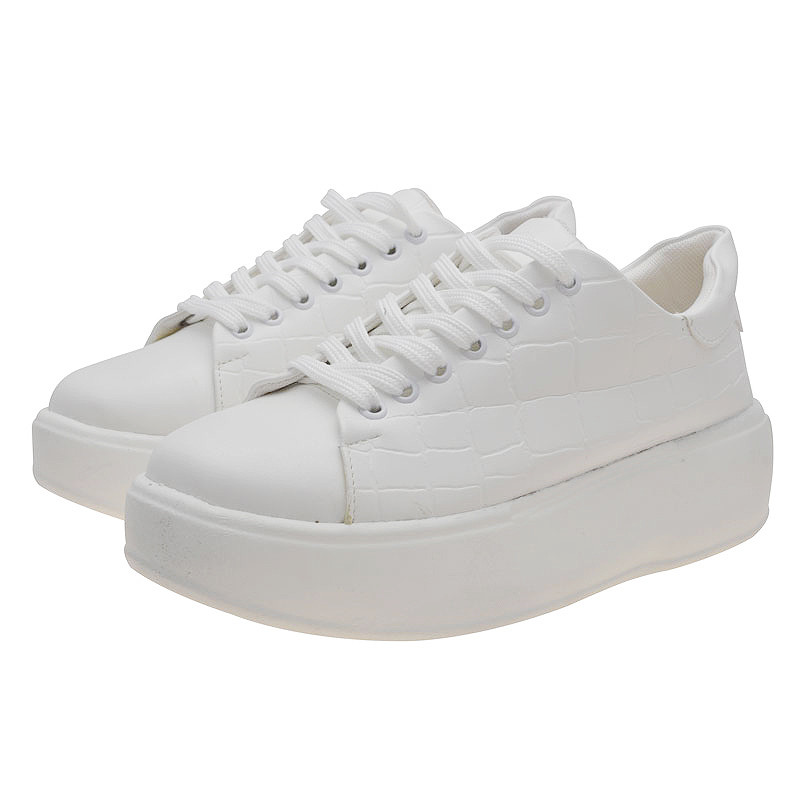 کفش روزمره زنانه دکسونری مدل 359001801  اسپرت طرح سنگی رنگ سفید