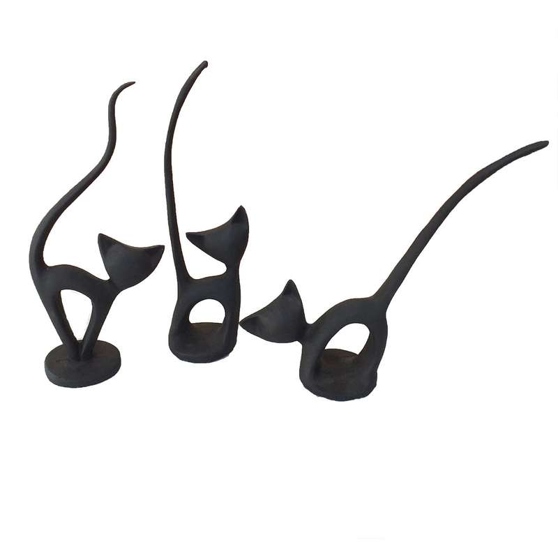 مجسمه مدل گربه مجموعه 3 عددی