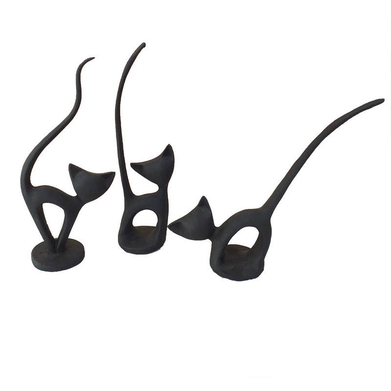 مجسمه مدل گربه مجموعه 3 عددی