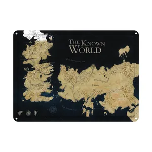 دیوارکوب مدل نقشه فیلم بازی تاج و تخت کد s 1313 got