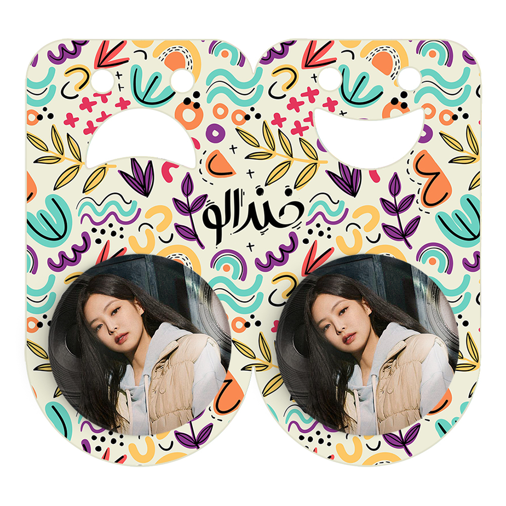 پیکسل خندالو مدل جنی بلک پینک کد 14074 به همراه مگنت