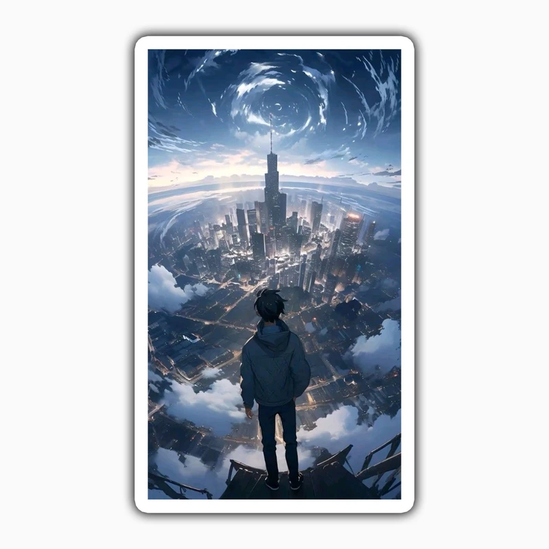 استیکر لپ تاپ و موبایل بووم طرح solo leveling کد LM1