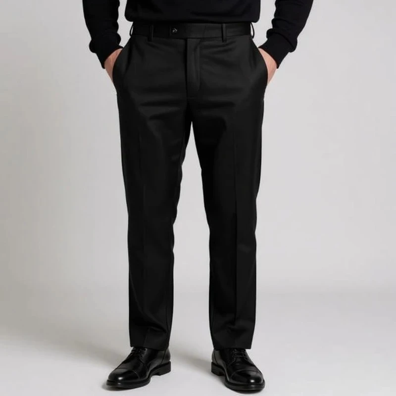 شلوار پارچه‌ای راسته مردانه مدل PIRCARD