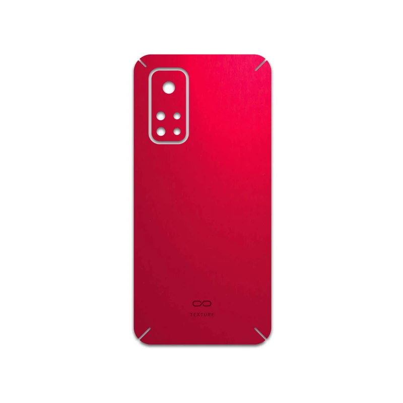 برچسب پوششی ماهوت مدل Matte-Warm-Red مناسب برای گوشی موبایل شیائومی Mi 10T 5G