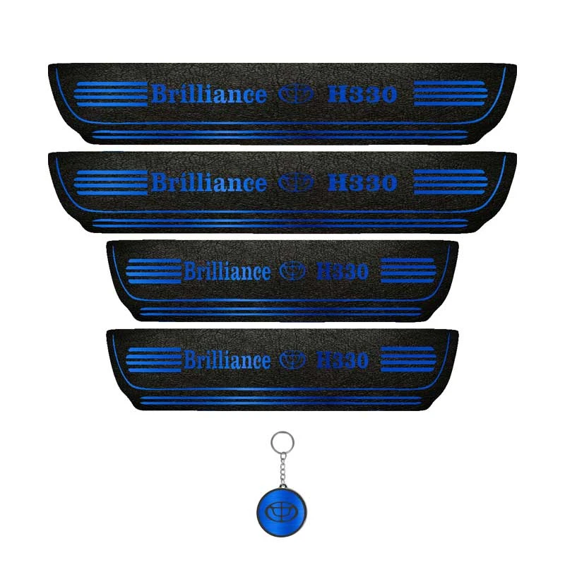 برچسب پارکابی خودرو لندمون کد LM164 MB مناسب برای برلیانس H330 مجموعه 4 عددی به همراه جاکلیدی