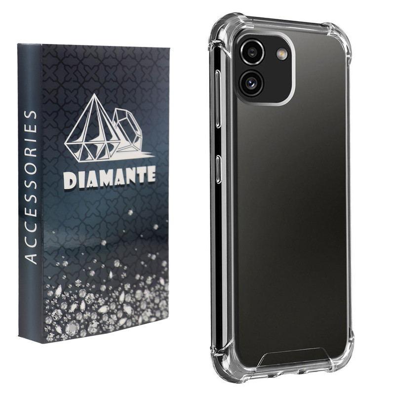 کاور دیامانته مدل Bianco Navy مناسب برای گوشی موبایل سامسونگ Galaxy A03