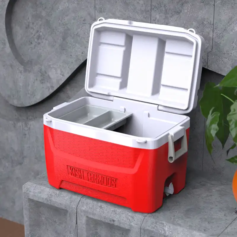 یخدان سفری کیش ترموس مدل شیر دار گنجایش 60 لیتر