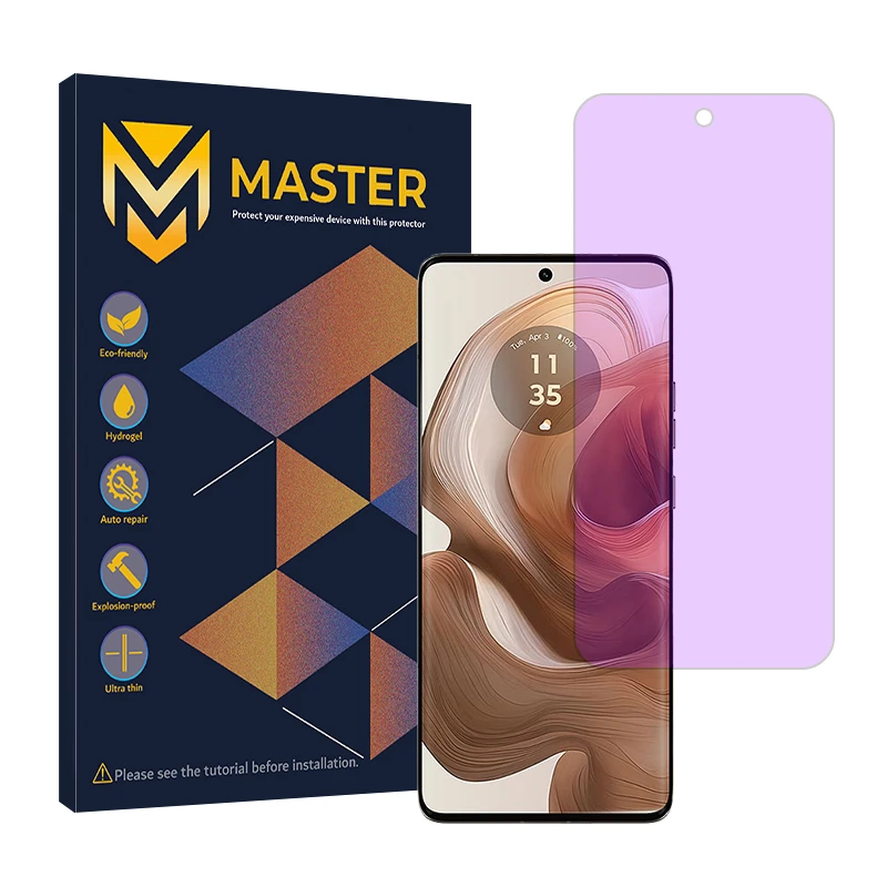 محافظ صفحه نمایش ضد اشعه بنفش مستر مدل Resistant مناسب برای گوشی موبایل موتورولا Edge 50 Ultra