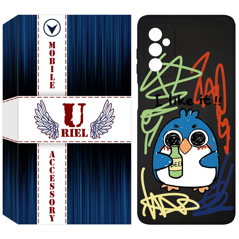 کاور یوریل مدل KSH کد 23 طرح جوجه ی نقاش مناسب برای گوشی موبایل سامسونگ Galaxy M52 5G