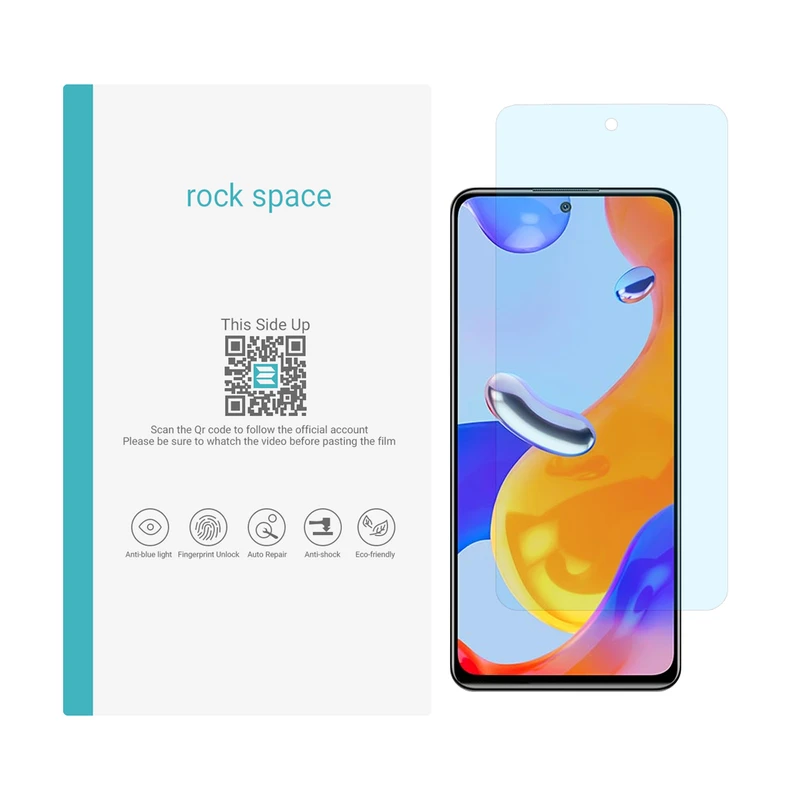 محافظ صفحه نمایش آنتی بلو راک اسپیس مدل HyBLU مناسب برای گوشی موبایل شیائومی Redmi Note 11 Pro 4G