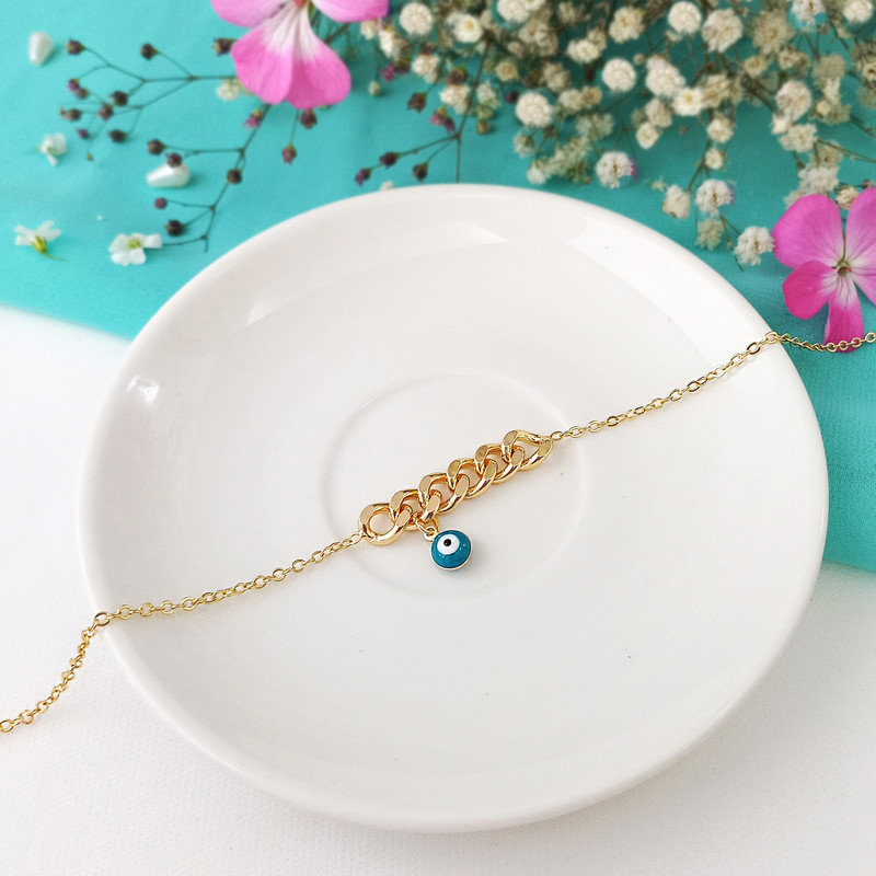 پابند زنانه وای اس ایکس مدل چشم نظر کد P58 پابند زنانه وای اس ایکس مدل چشم نظر کد P58