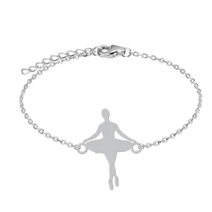 دستبند زنجیری زنانه هایکا مدل دختر کد d.ha431