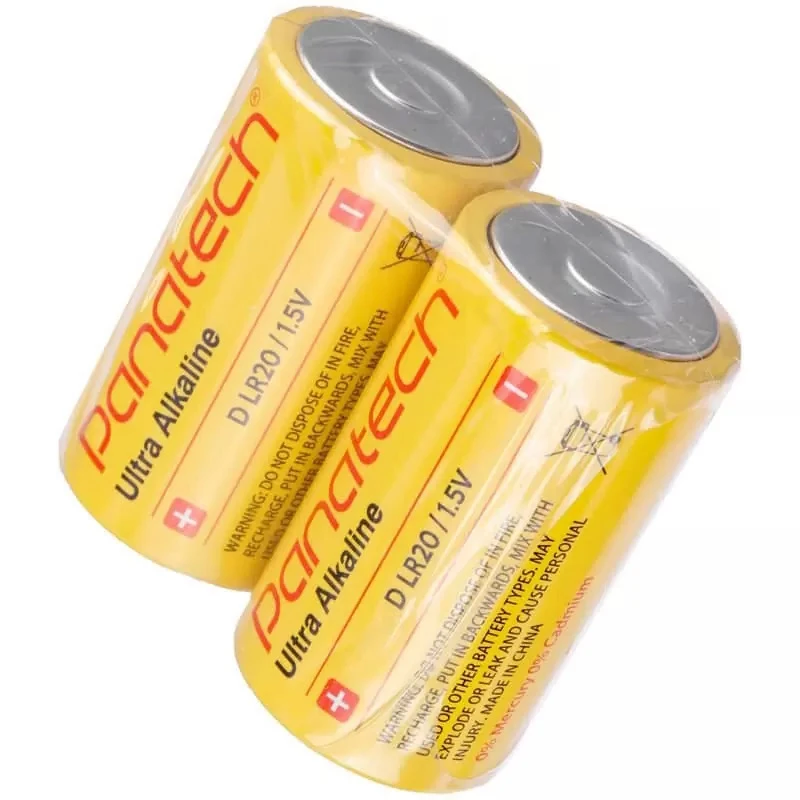 باتری D پاناتک مدل D LR20 / 1.5V بسته ۲ عددی