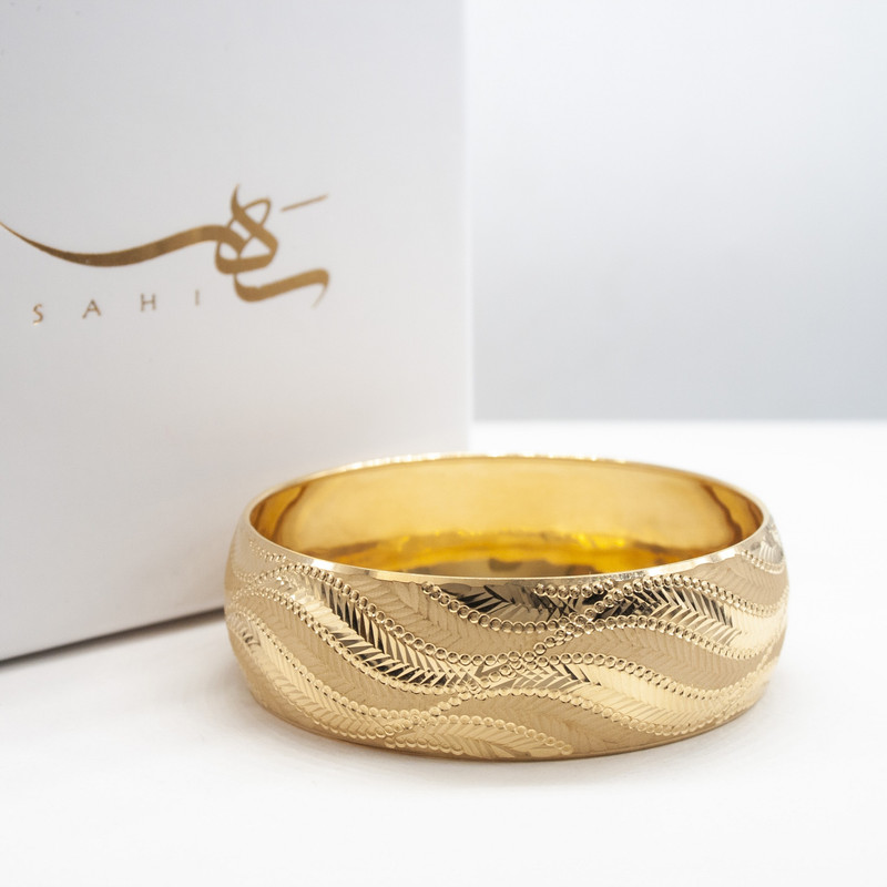 النگو طلا 18 عیار زنانه سهی مدل VB49-3