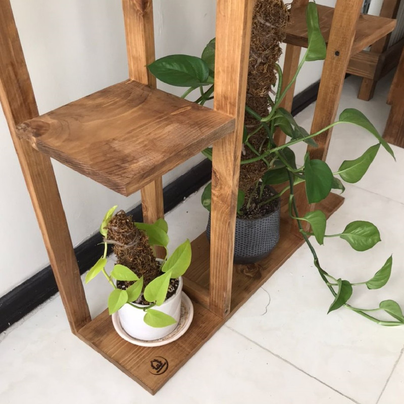 استند گلدان روستیک دکور مدل I1