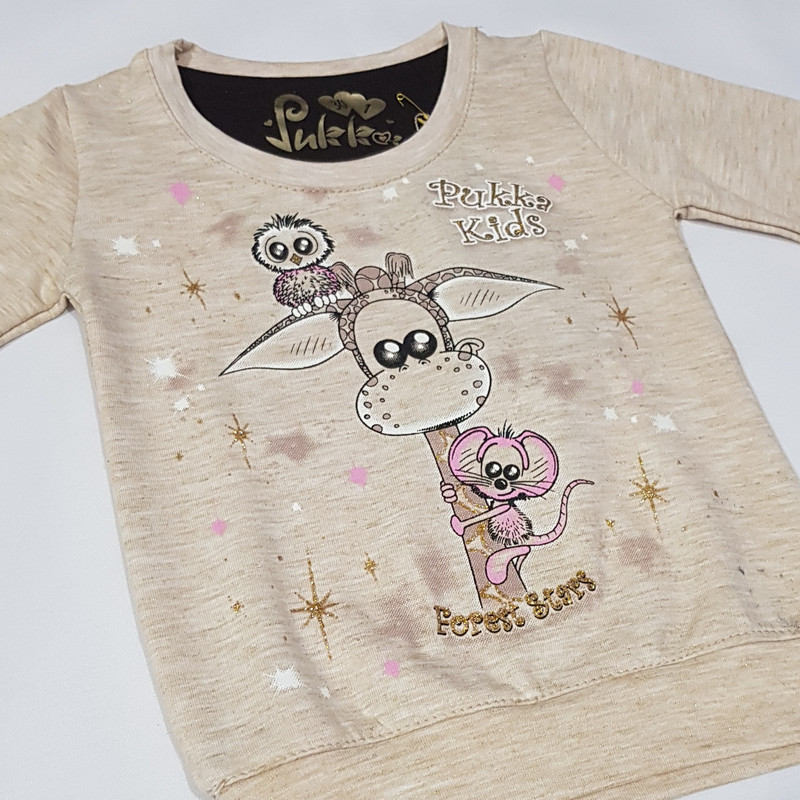 ست سویشرت و شلوار دخترانه مدل 2812