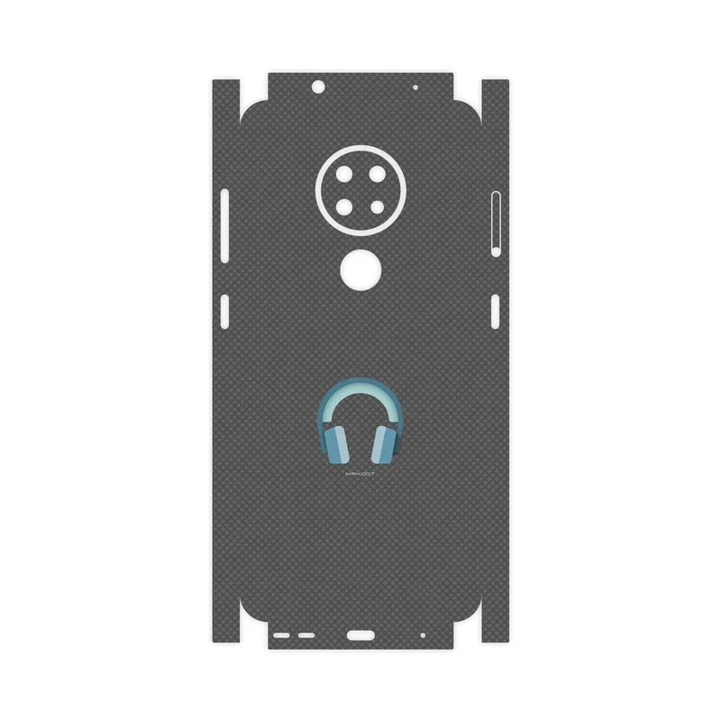 برچسب پوششی ماهوت مدل Minimal Headphone Icon-FullSkin مناسب برای گوشی موبایل نوکیا 6.2