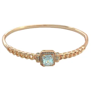 دستبند النگویی زنانه ژوپینگ مدل تک نگین کد B4057