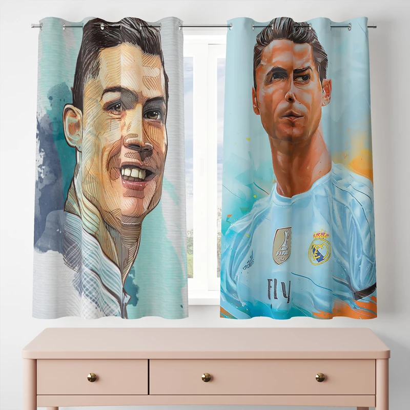 پرده مدل مخمل پانچی کد 8039 سایز 200x140 سانتی متر