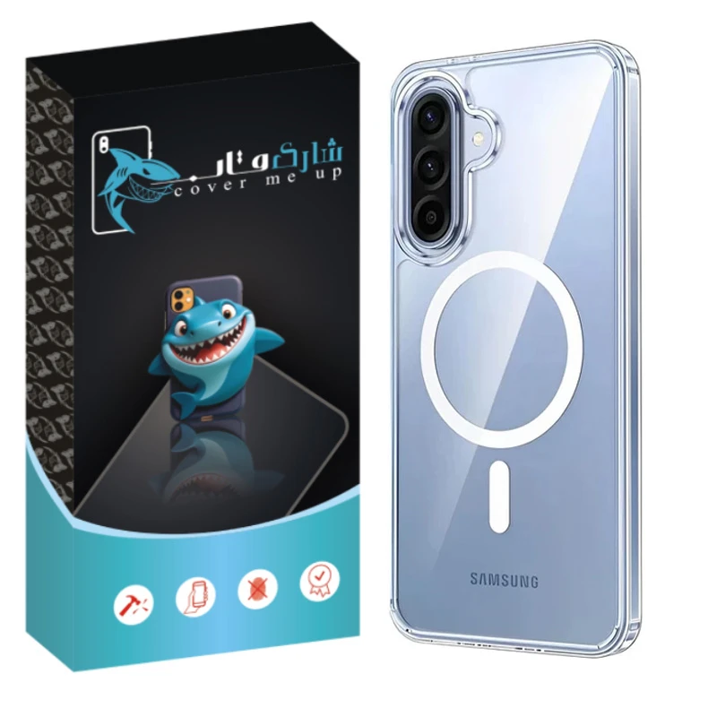 کاور شارک قاب مدل مگ سیف مناسب برای گوشی موبایل سامسونگ Galaxy A26