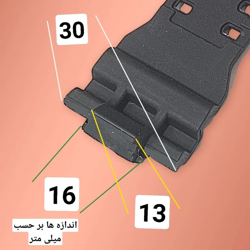 عکس شماره 6 : بند ساعت مچی مدل b-ga 110-1000