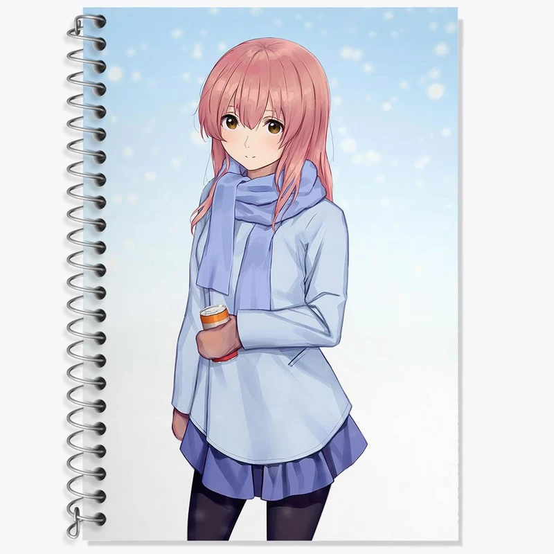 دفتر زبان 50 برگ خندالو مدل سه خط طرح شوکو نیشیمیا انیمه سایلنت ویس A Silent Voice کد 15841