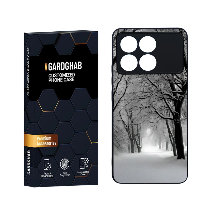 کاور گارد قاب مدل کهکشان و طبیعت مناسب برای گوشی موبایل شیائومی Redmi K70 / K70 Pro / Poco F6 Pro 5G