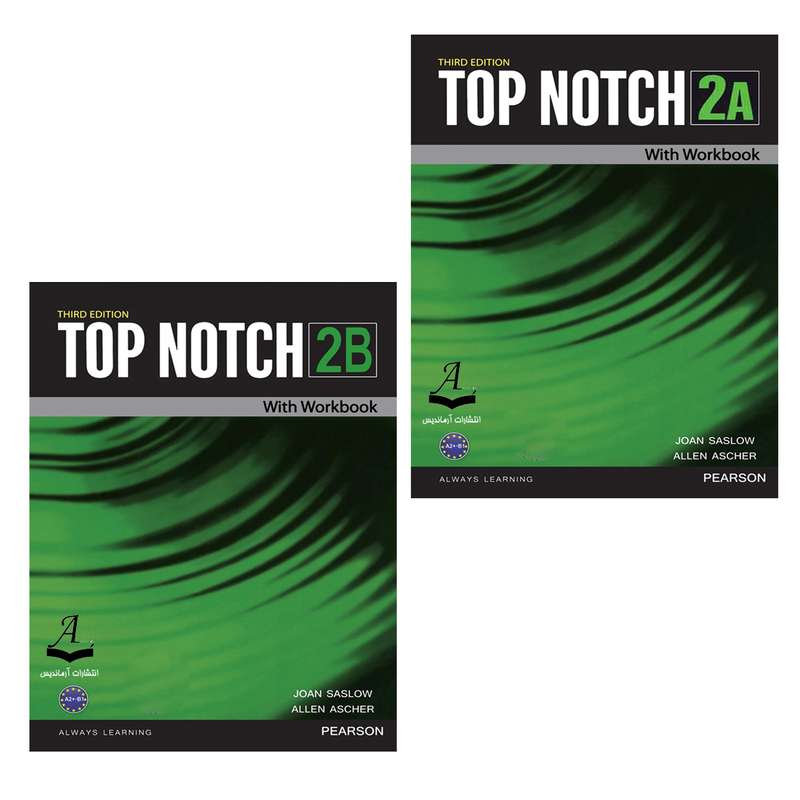 کتاب Top Notch 2 اثر Joan Saslow And Allen Ascher انتشارات آرماندیس 2 جلدی