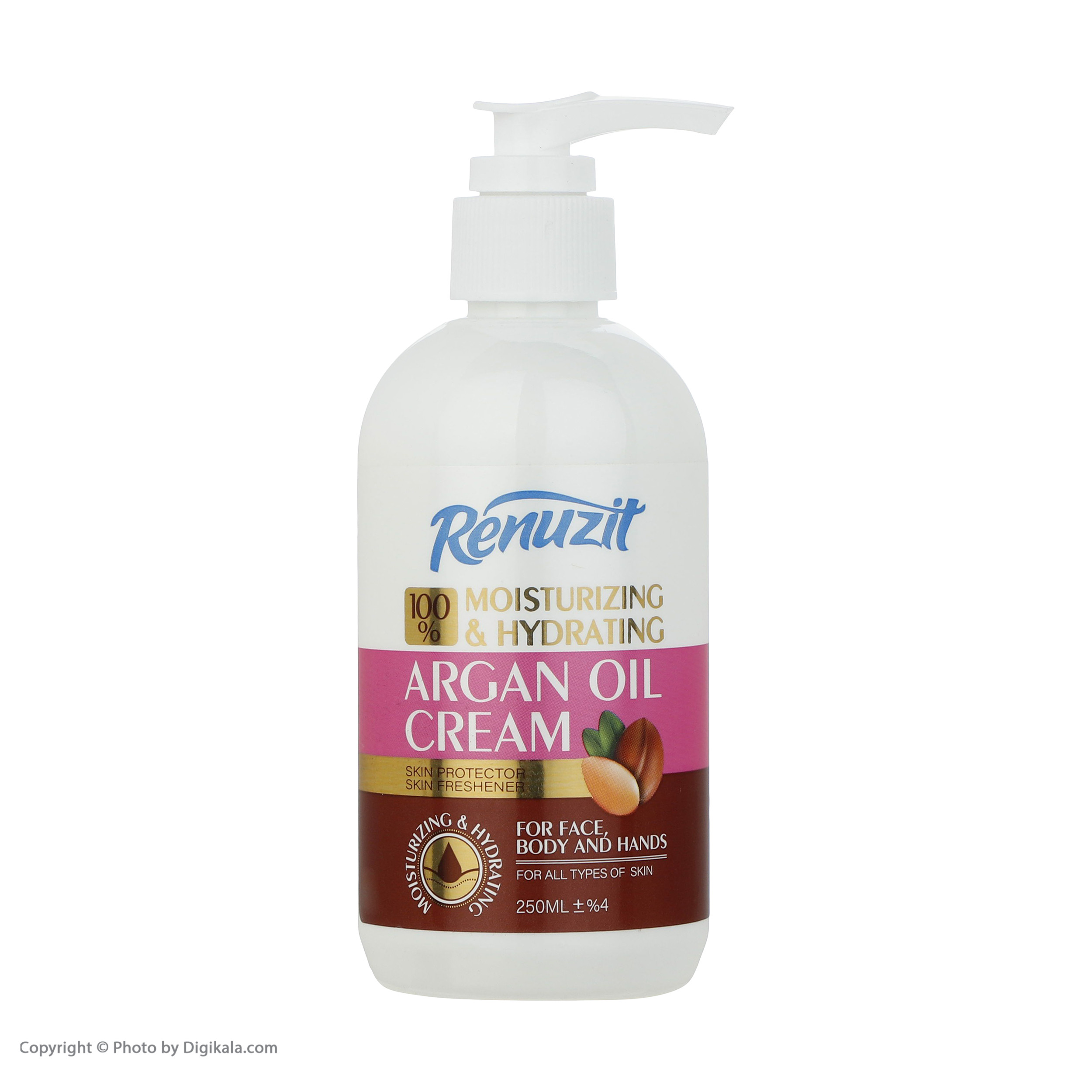 کرم مرطوب کننده رینوزیت مدل روغن آرگان حجم 250 میلی لیتر کرم مرطوب کننده رینوزیت مدل روغن آرگان حجم 250 میلی لیتر