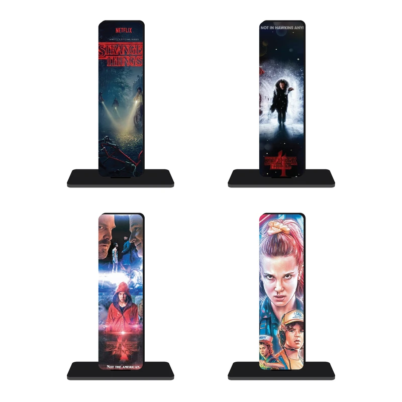 استند رومیزی تزیینی مدل  چیزهای عجیب کد 50 مجموعه 4 عددی