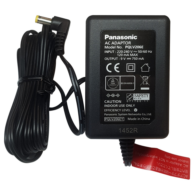 آداپتور 9 ولت 0.75 آمپر پاناسونیک مدل PQLV206E آداپتور 9 ولت 0.75 آمپر پاناسونیک مدل PQLV206E