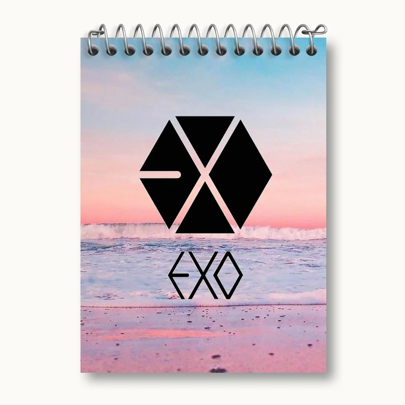 دفتر یادداشت 50 برگ خندالو مدل گروه اکسو EXO کد 16864