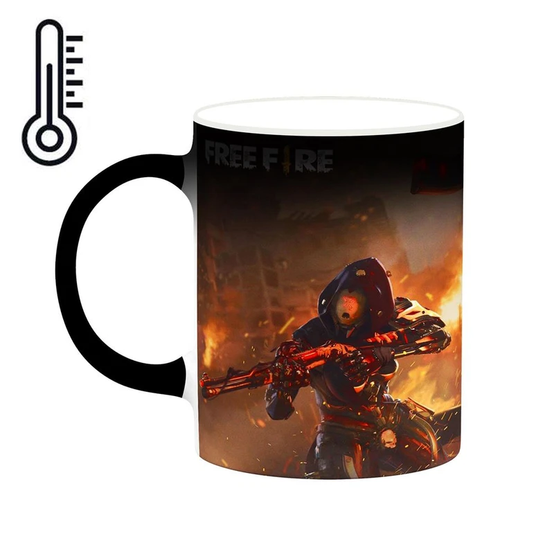 ماگ حرارتی کاکتی مدل بازی Garena Free Fire کد mgh28615