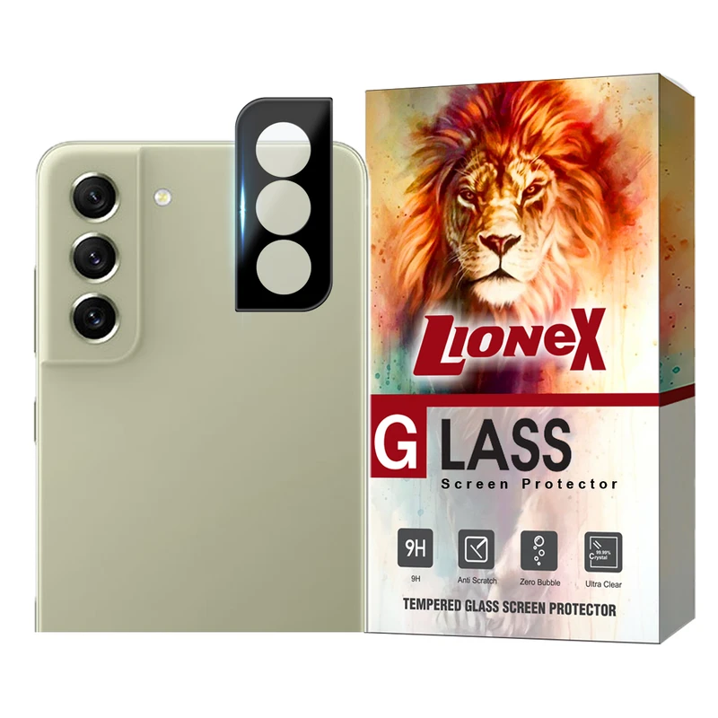 محافظ لنز دوربین لایونکس مدل LENSFUL مناسب برای گوشی موبایل سامسونگ Galaxy S21 FE 5G